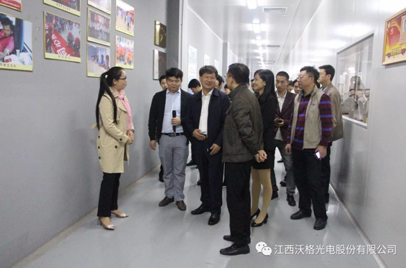 Provincial Standing Committee, United Front Work Department Minister Chen Xingchao visit worg photoelectric research guidance