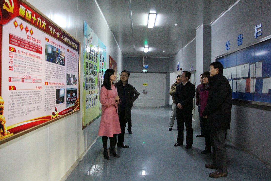 The office of Macroeconomic Research Institute of national development and Reform Commission deputy director Wang Guolin visit worg photoelectric research guidance